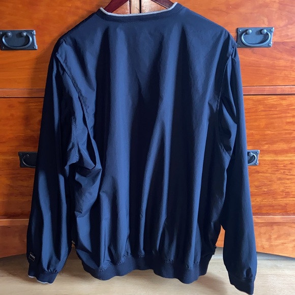 IZOD XFG Lined Outerwear V Neck Pullover Golf Baseball Jacket Shirt Shacket XL - Picture 6 of 6